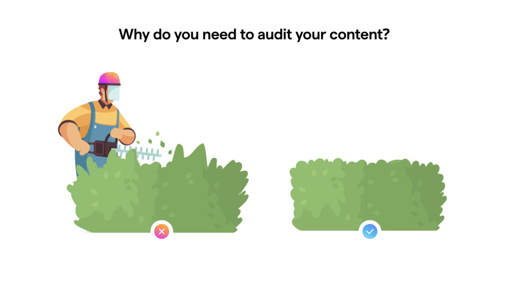 why do you need to audit content