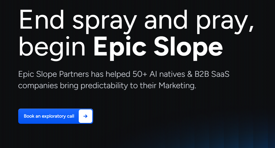 Epic Slope Partners best SaaS link building provider agency page