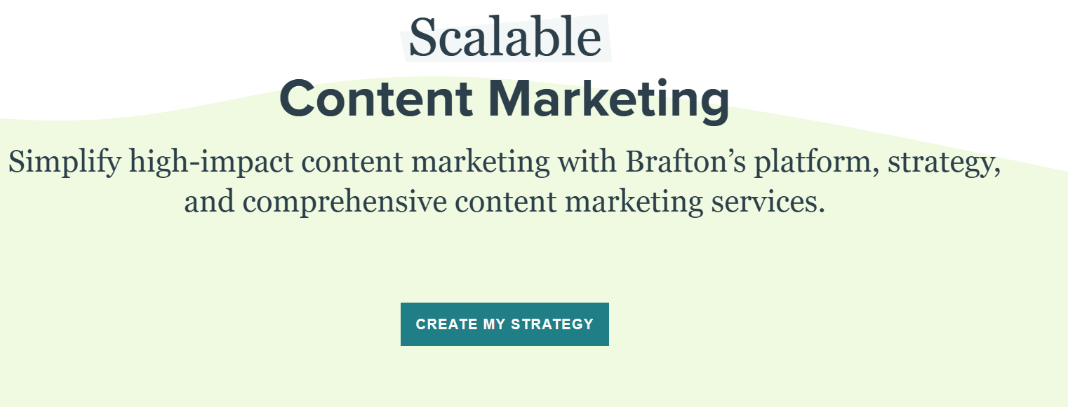 brafton digital marketing homepage