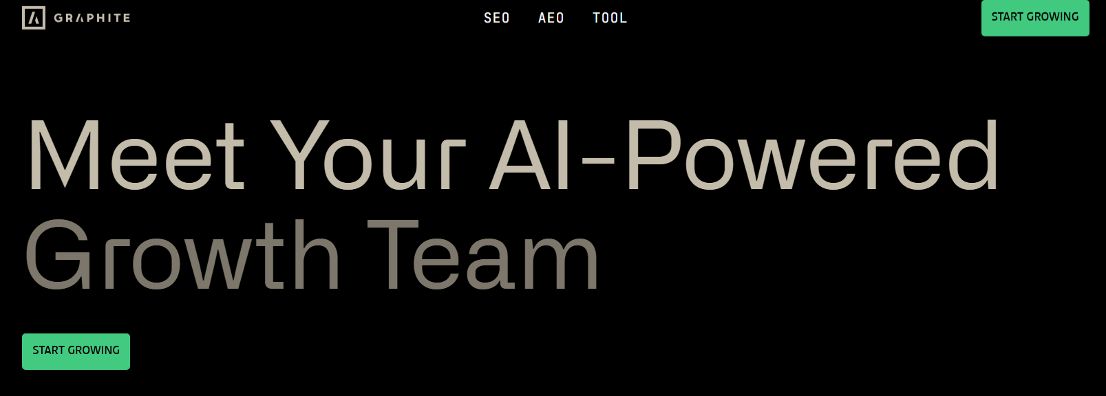 graphite seo agency homepage