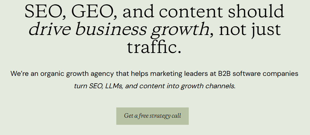 omniscient digital seo agency homepage